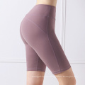 In Stock Gym Training Shorts Seamless Running Yoga Shorts Nylon Spandex Essential Biker Shorts For Women